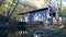 View of Glen Hope Covered Bridge in Pennsylvania, United States