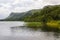 A view of Glencar Lake in County Sligo Ireland on a cloudy day