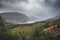 View of Glenfinnan in Highlands mountains in Scotland