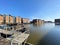 A view of Gloucester Docks