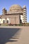 The view of Gol Gumbaz which is the mausoleum of king Mohammed Adil Shah, Sultan of Bijapur. The tomb, located in Bijapur (