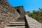 A View of Golconda Fort Hyderabad. Antique Steps