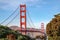 View of the Golden Gate Bridge . San Francisco, California, USA