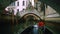 View from a gondola in canal