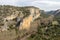 View of gorges of Riaza in Segovia Spain