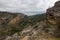 View of gorges of Riaza in Segovia Spain