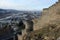 View of Gori city from Goristsikhe fortress,Georgia,Caucasus