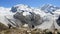 View Of Gornergrat Summith. Glacier And Mountain