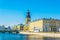 View of the Goteborg city museum and tyska kirkan church, Sweden...IMAGE