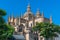 View of the Gothic Cathedral of Segovia, Spain