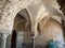 View of gothic cloister of Villa Rufolo in Ravello, Amalfi Coast, Campania, Italy