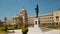 View of Government office building Suvarna Vidhana Soudha in sunny day.