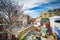 View of graffiti on buildings in the Kensington Market neighbour