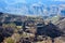 View on Gran Canaria mountains and twisty road