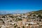 View of Granada old city from tower of Alhambra Palace, Granada, Spain