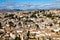 View of Granada old city from tower of Alhambra Palace, Granada, Spain