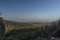 View from Granatnik observation tower near Zlata Koruna village