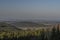 View from Granatnik observation tower near Zlata Koruna village