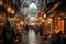 View of the Grand Bazaar in Moscow, A bustling bazaar in the heart of Istanbul, AI Generated