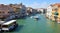 View of the Grand Canal from the Accademia Bridge with Vaporetto Venice.