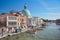 View on Grand Canal from Ponte degli Scalzi in Venice, Italy