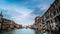 View of the Grand Canal in Venice Italy