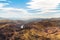 View of grand canyon cliffs and colorado river