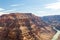 View of grand canyon cliffs and colorado river