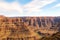 View of grand canyon cliffs and colorado river