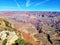 View of the Grand Canyon. Multicolored rocks. The beauty of nature. National Park