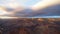 View of the Grand Canyon from the South Rim Trail in winter.