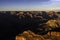 View of the Grand Canyon at sunset - horizontal