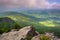 View from Grandfather Mountain, near Linville, North Carolina.