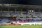 View of the grandstand in UEFA Europa League game between Qabala