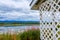 View of a Gravel Lake in Yukon