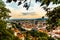 View at Graz city with his famous buildings. Famous tourist destination in Austria