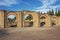 View of the great eastern portico in Medina Azahara