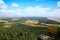 View from Great Szczeliniec, Szczeliniec Wielki highest peak of Stolowe Mountains by morning