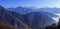 View of the Greater Caucasus Mountain Range in Tufandag.Gabala.Azerbaijan