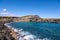 View at Green Beach, Big Island Hawaii. PapakÅlea Beach is a green sand beach located near South Point