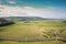 A view of the green fields of Stirlingshire.