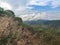 View and green grass on top of the mon jong mountain at Chaing mai, Thailand