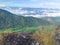 View and green grass on top of the mon jong mountain at Chaing mai, Thailand