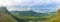 View and green grass on top of the mon jong mountain at Chaing mai, Thailand