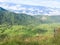 View and green grass on top of the mon jong mountain at Chaing mai, Thailand