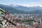 View of Grenoble from the fortress of the Bastille