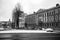 View of Griboyedov Canal embankment buildings in winter, St. Petersburg, Russia. .