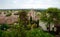 View on Grignan buildings\' roofs