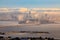 View from Grizzly Peak in Berkeley Hills onto Bay Bridge and San