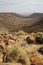 View from Grootberg plateau into the valley of the Klip River. Namibia, Africa